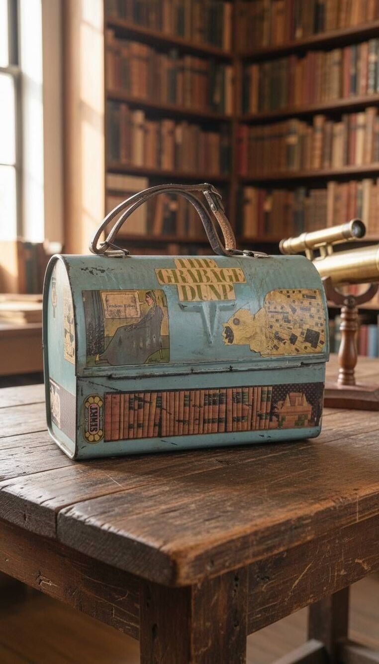Vintage domed lunch box